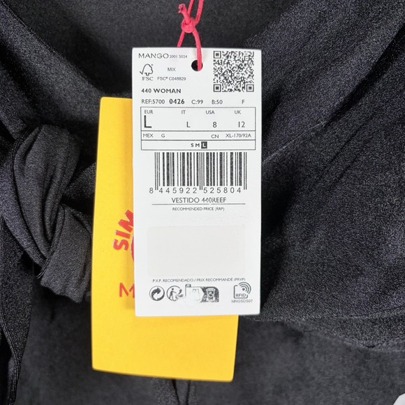 NWT Simon Miller x Mango Mini Dress SZ 8 Fairy Core Goth Whimsical Dark Feminine - Picture 3 of 9